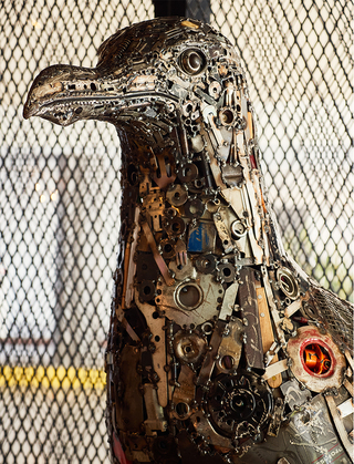 hotel zephyr seagull sculpture by Brian Mock