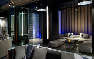 assembly rooftop lounge seating adjoined with the outdoor terrace seating